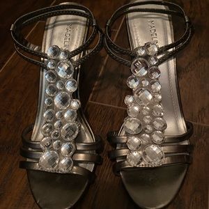 Silver Madeline Stuart sandals.